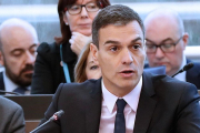 El presidente del Gobierno, Pedro Sánchez, en el Consejo de Europa, en Estrasburgo-EFE