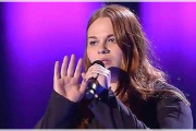 Irene Caruncho, en una actuación en 'La voz'.-MEDIASET