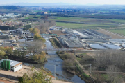 Imagen reciente de las obras de ampliación de la Estación Depuradora de Aguas de Burgos.-ISRAEL L. MURILLO