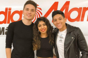 Damion, África y Alfonso han firmado discos en Málaga.-TWITTER