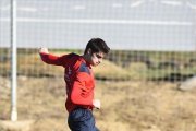 El futbolista del Huesca Gonzalo Melero, en un entrenamiento-ÁNGEL DE CASTRO