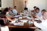 Reunión de Adeco Bureba para debatir sobre el Plan estratégico.-G. G.