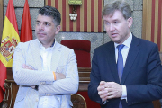 Vicente Marañón y Javier Lacalle.-RAÚL G. OCHOA