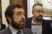 Los diputados de Ciudadanos Miguel Gutiérrez y Juan Carlos Girauta.-EFE / J. J. GUILLÉN