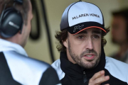 Fernando Alonso, durante el Gran Premio de Melbourne-AFP