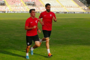 Rojano se entrenó ayer en El Plantío junto al preparador físico-BCF