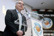 Francisco Roca, presidente ejecutivo de ACB, durante una comparecencia pública.-ECB