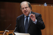 Juan Vicente Herrera durante su intervención en el Debate de Política General.-J. M. LOSTAU
