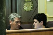 El diputado de EH Bildu, Oskar Matute, fue el encargado de defenderla propuesta.-ECB
