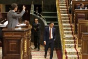 El líder de Ciudadanos, Albert Rivera, en una de las últimas sesiones parlamentarias de la legislatura.-EFE