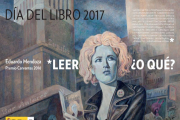 Cartel para el Día del libro 2017 de Javier Sáez Castán (Premio Nacional de Ilustración 2016), inspirado en la obra de 'Sin noticias de Gurb', de Eduardo Mendoza, flamante Premio Cervantes.-