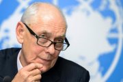 El jefe de la comisión de la ONU que ha elaborado el informe sobre Eritrea, Mike Smith.-AFP / FABRICE COFFRINI