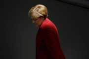 La canciller Angela Merkel se reúne en el Bundestag en Berlín, Alemania.-Foto: REUTERS