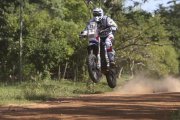 El piloto francés Xavier de Soultrait, ganador de la primera etapa del Dakar.-EFE / DAVID FERNÁNDEZ