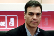 El secretario general del PSOE, Pedro Sánchez, en una reunión del partido.-MARISCAL (EFE)