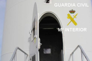 Uno de los aerogeneradores dañados por el ahora detenido.-ECB