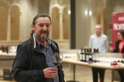 El presidente del Consejo Regulador de la Denominación de Origen (DO) Arlanza, Miguel Ángel Rojo, en la presentación de los vinos celebrada ayer.-RAÚL G. OCHOA