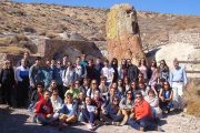 Alumnos y profesores burgaleses viajaron a la isla griega de Lesbos a principios de este mes, toda ella un geoparque.-ECB