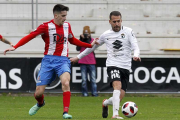 Goti actuó como lateral diestro en el choque del pasado fin de semana frente al Navalcarnero-Santi Otero