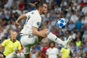 areth Bale controlando el balón en el encuentro ante la Roma-PAUL HANNA