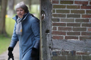 La primera ministra británica Theresa May durante el 10 de marzo.-DANIEL LEAL OLIVAS (AFP)