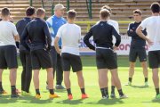 Imagen de un entrenamiento de la primera plantilla burgalesa en El Plantío.-ISRAEL L. MURILLO