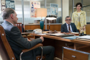 Nancho Novo, Iñaki Miramón y Mariona Ribas, en 'Amar es para siempre'.-ATRESMEDIA