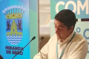 Jorge Castro, ayer, durante el congreso comarcal del PP en Miranda.-ECB