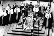 Ceremonia de coronación de la reina Isabel II en 1953.-