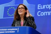 La comisaria europea de Comercio, Cecilia Malmstrom.-/ EFE / OLIVIER HOSLET