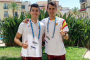 Jesús Gómez y Dani Arce llegaron a Tarragona el pasado lunes-ECB