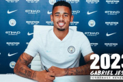 Gabriel Jesus, en el Manchester City, hasta el 2023.-MANCHESTER CITY