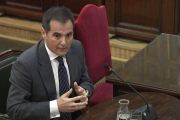El exsecretario de Estado de Seguridad José Antonio Nieto, durante su declaración en el Tribunal Supremo.-EFE