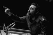 Fidel Castro en la Asamblea General de la ONU, en octubre de 1979.-AP / MARTY LEDERHANDLER