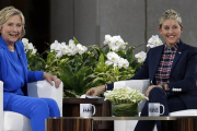 Hillary Clinton, en el programa de Ellen DeGeneres, al que acudió el pasado lunes.-AP / MARY ALTAFFER