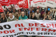 CCOO y UGT denuncian que la reforma laboral «precariza» las condiciones de los trabajadores.-RAÚL G. OCHOA