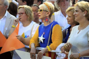 Karmele Marchante, en la Via Lliure.-EFE / ANDREU DALMAU