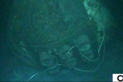 Restos del submarino ARA San Juan.-AFP