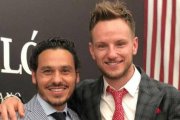 Rakitic y José María del Nido, hijo del que fuera presidente del Sevilla.-INSTAGRAM