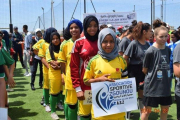 Equipo femenino de fútbol en Marruecos.-BEATRIZ MESA