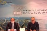 Fernando Martínez Acitores y Ángel Martín, ediles de Vox, han pedido el cese de Antonio Fernández Santos. ECB