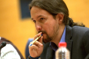 El líder de Podemos, Pablo Iglesias.-DAVID CASTRO