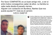 Las familias llegaron a pensar que habían sufrido un accidente y pedían ayuda por las redes sociales.
