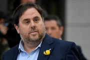 Oriol Junqueras, el pasado día 2 de noviembre, a su llegada a Madrid para declarar. /-AFP