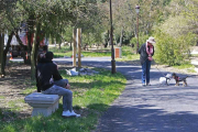 Los caminos principales del parque de La Quinta se han realfaltado y los interiores son de suelo terrizo.-RAÚL G. OCHOA