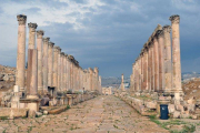Ruinas romanas de Jerash, en el norte de Jordania.-