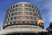 El edificio del Tribunal Constitucional, en Madrid, ayer.-AGUSTÍN CATALÁN