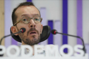 El secretario de Organización de Podemos, Pablo Echenique.-JOSE LUIS ROCA