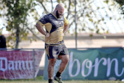 Mattius Pisapia, durante un partido de esta temporada.-ECB