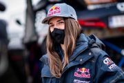 Cristina Gutiérrez, tras finalizar la etapa de ayer. RED BULL
